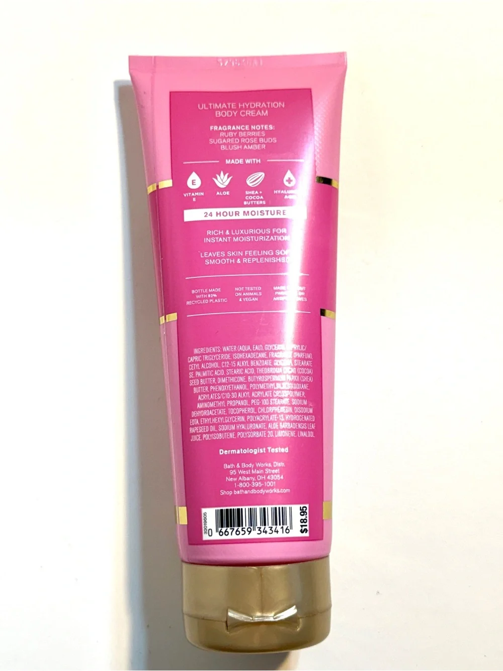 💙 5/$25 item 💙 Bath & Body Works Covered in Roses Ultimate Hydration Body Cream
